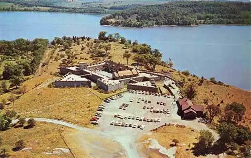 AK / Ansichtskarte  NEW_YORK_City_USA Fort Ticonderoga Air view