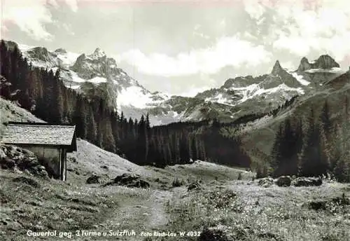 AK / Ansichtskarte  Gauertal mit 3 Tuerme und Sulzfluh