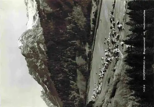 AK / Ansichtskarte  Schoppernau_Vorarlberg_AT im Bregenzerwald mit Hochkuenzelspitze