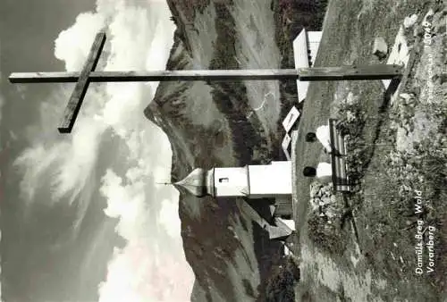 AK / Ansichtskarte  Damuels_Vorarlberg_AT Gipfelkreuz Kirche Panorama