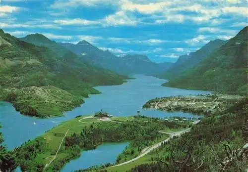 AK / Ansichtskarte  Alberta__Canada_State Waterton Lakes Aerial View