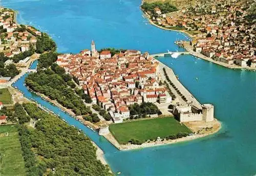 AK / Ansichtskarte  Trogir_Trau_Croatia Fliegeraufnahme