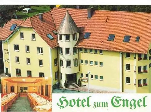 AK / Ansichtskarte  Mespelbrunn Hotel zum Engen Speisesaal