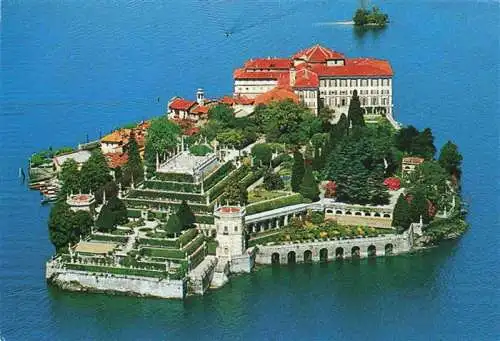 AK / Ansichtskarte  Isola-Bella_Lago_Maggiore_IT Fliegeraufnahme