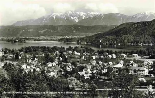 AK / Ansichtskarte  Krumpendorf_Woerthersee_AT Fliegeraufnahme mit Hochobir