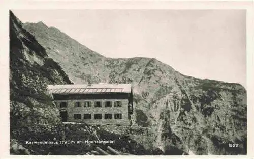 AK / Ansichtskarte  Karwendelhaus_1765m_Tirol am Hochalmsattel