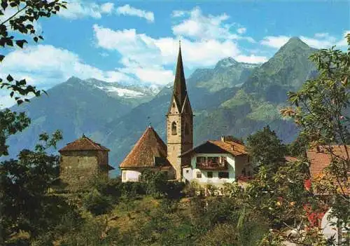 AK / Ansichtskarte  St_Georgen_Schenna Panorama Kirche