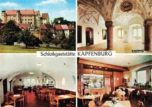 AK / Ansichtskarte  Lauchheim Schlossgaststaette Kapfenburg Rittersaal Gastraeume