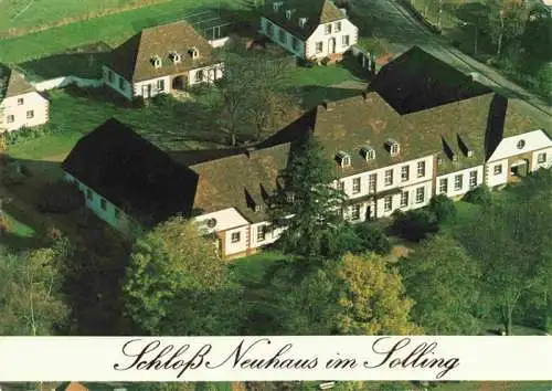 AK / Ansichtskarte  Neuhaus_Solling Schloss Neuhaus Fliegeraufnahme