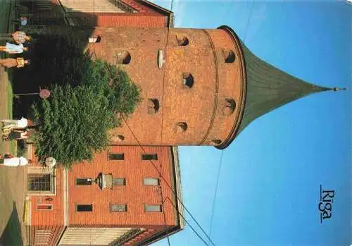 AK / Ansichtskarte  RIGA_Latvia The Powder Tower Revolution Museum of the Latvian ssR