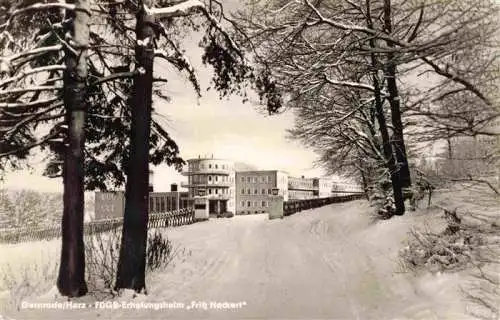 AK / Ansichtskarte  Gernrode_Harz FDGB Erholungsheim Fritz Heckert