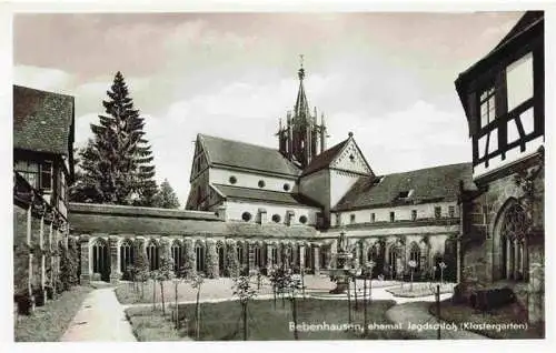 AK / Ansichtskarte  Bebenhausen_Tuebingen Ehem Jagdschloss Klostergarten