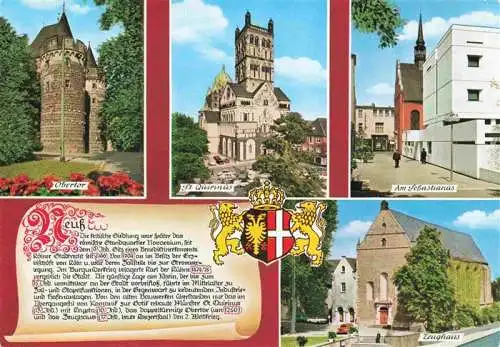 AK / Ansichtskarte  NEUss_NRW Obertor St Quirinus Am Sebastianus Zeughaus