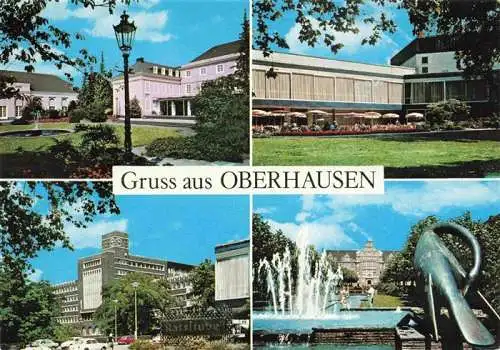 AK / Ansichtskarte  Oberhausen__NRW Park Hotels Wasserspiele