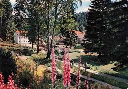 AK / Ansichtskarte  Bad_Sachsa_Harz Kurpark mit Kurmittelhaus