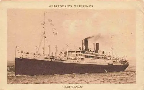 AK / Ansichtskarte  Schiffe_Oceanliner Messageries maritimes D'artagnan