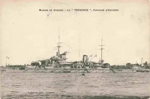 AK / Ansichtskarte  Schiffe_Oceanliner Marine de Guerre la PROVENCE 