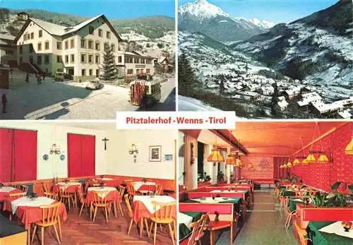 AK / Ansichtskarte  Wenns_Pitztal_Tirol_AT Pitztalerhof Gastraum Panorama Alpen