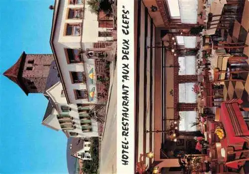 AK / Ansichtskarte  Dambach_-la-Ville_67_Bas-Rhin_Alsace Hôtel Restaurant Aux deux Clefs