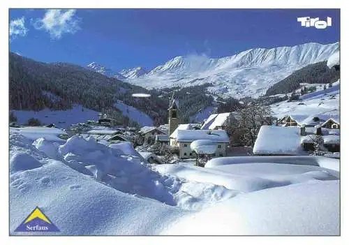 AK / Ansichtskarte  Serfaus_Tirol Winterpanorama