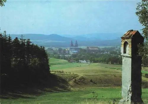 AK / Ansichtskarte  Gruessau_Krzeszow_PL Abtei Gruessau Panorama mit Riesengebirge