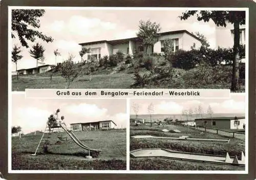 AK / Ansichtskarte  Albaxen Bungalow Feriendorf Weserblick Spielplatz Minigolf