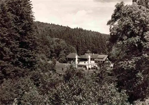 AK / Ansichtskarte  Marxzell_BW Waldhotel Bergschmiede