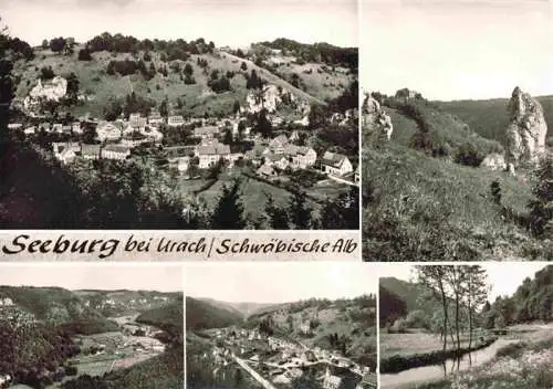 AK / Ansichtskarte  Seeburg_Bad_Urach_BW Panorama Teilansichten