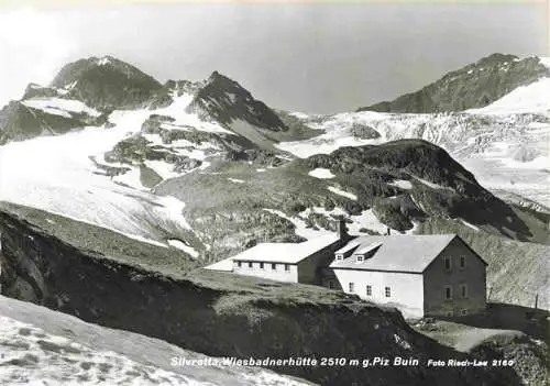 AK / Ansichtskarte  Wiesbadnerhuette_Wiesbadener_Huette_3316m_Montafon_AT Silvretta Piz Buin