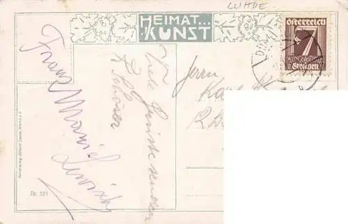 AK / Ansichtskarte  Luhde_Prof._Otto_Kuenstlerkarte Duernftein i.d. Wachau Nr. 321