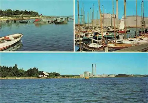 AK / Ansichtskarte  Skaering Strand og Lystbaadehavnen Studstrup