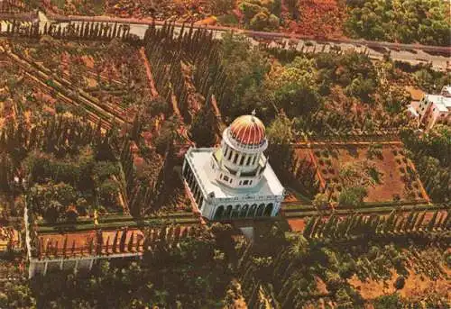 AK / Ansichtskarte  HAIFA_Israel The Bahai Shrine Persian Garden Fliegeraufnahme