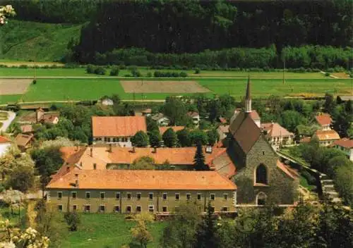 AK / Ansichtskarte  Friesach_Kaernten Konvent und Kirche der Dominikaner Fliegeraufnahme