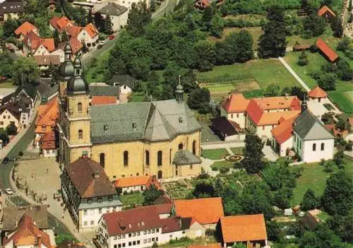 AK / Ansichtskarte  Goessweinstein Basilika mit Franziskanerkloster Fliegeraufnahme