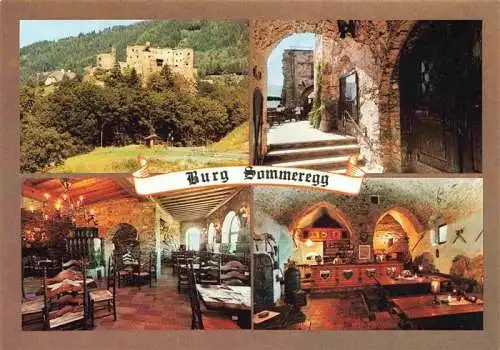 AK / Ansichtskarte  Seeboden_Millstaettersee_Kaernten_AT Burg Sommeregg Restaurant Cafe Burgschenke