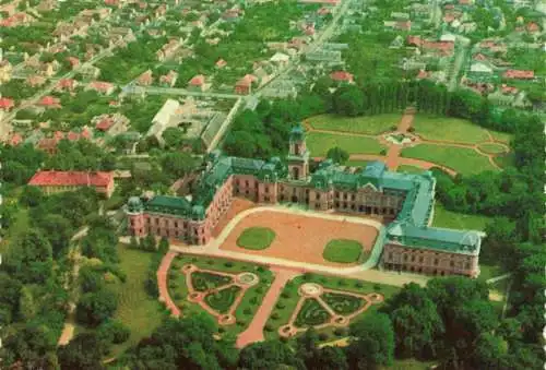 AK / Ansichtskarte  Keszthely_Kesztely_Balaton_Plattensee_HU Kastell Fliegeraufnahme