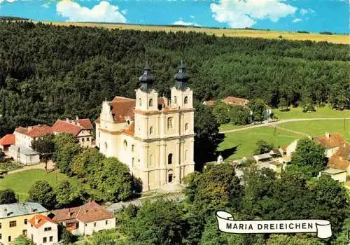 AK / Ansichtskarte  Maria_Dreieichen_Rosenburg-Mold_Waldviertel_AT Wallfahrtskirche Fliegeraufnahme