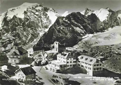 AK / Ansichtskarte  Stilfserjoch_2750m_Passo_dello_Stelvio_IT mit Ortler