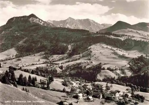 AK / Ansichtskarte  Tiefenbach_Sonthofen mit Rorspitze Daumen Imbergerhorn