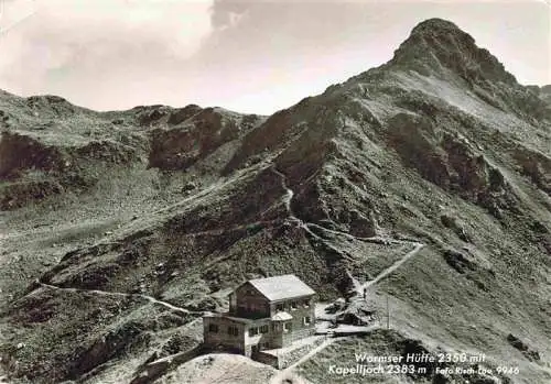 AK / Ansichtskarte  Wormserhuette_2350m_Kuehtal_Montafon_AT mit Kapelljoch