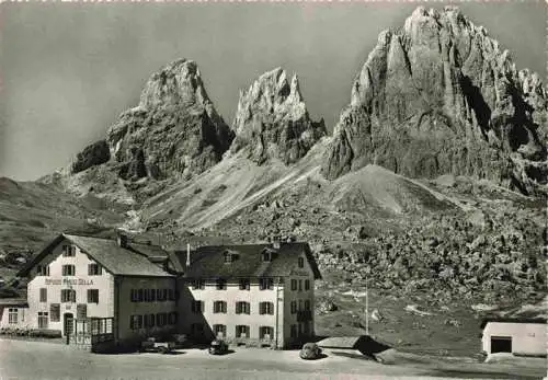 AK / Ansichtskarte  Dolomiten_Langkofel Schutzhaus Sellajoch