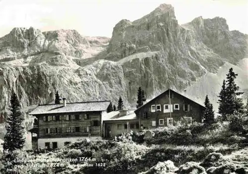 AK / Ansichtskarte  Lindauerhuette_1770m_Gauertal_Vorarlberg_AT mit Sulzfluh