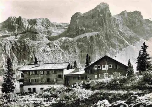 AK / Ansichtskarte  Lindauerhuette_1770m_Gauertal_Vorarlberg_AT mit Sulzfluh