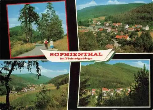 AK / Ansichtskarte  Sophienthal_Oberfranken Wanderweg Ortsansicht Panorama