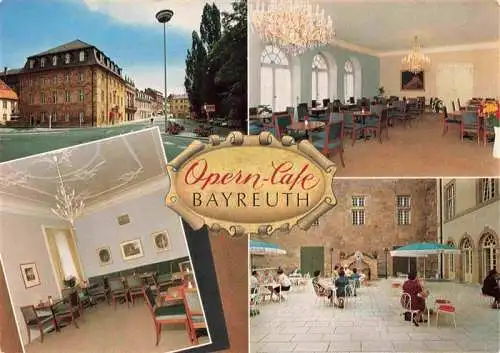 AK / Ansichtskarte  BAYREUTH Opern Cafe Gastraeume Freiterrasse