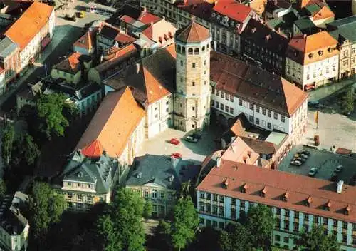 AK / Ansichtskarte  BAYREUTH Schlosskirche Unsere Liebe Frau Fliegeraufnahme