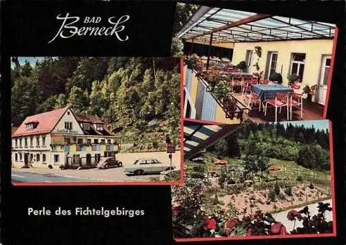 AK / Ansichtskarte  Bad_Berneck Gasthaus Waldeck Terrasse Park