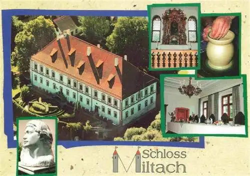 AK / Ansichtskarte  Miltach Schloss Miltach Fliegeraufnahme Toepferei Laden Musikkeller 