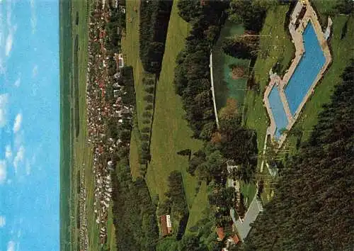 AK / Ansichtskarte  BAD_WoeRISHOFEN Sonnenbuechlsee Gartenstadt Fliegeraufnahme