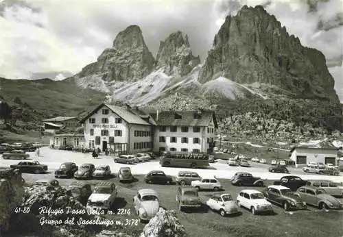 AK / Ansichtskarte  Passo_Sella_2240m_Selva_Val_Gardena_IT Rifugio Passo Sella Gruppo del Sassolungo